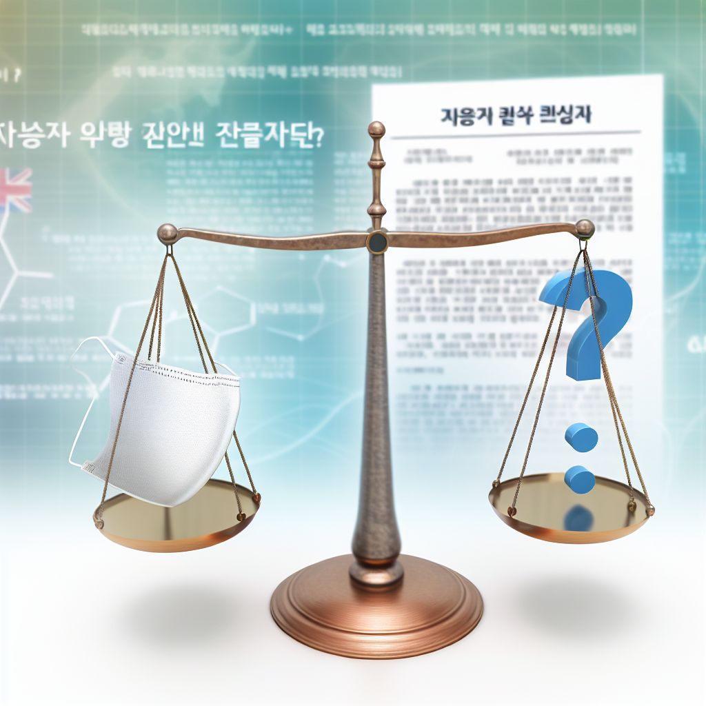 고급 마스크의 효과와 논란: 최근 영국 연구의 진실과 오해