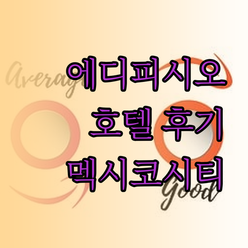 에디피시오 아우로라 호텔 후기와 멕시코시티 여행 정보 총정리..